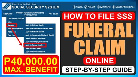 How To File SSS Funeral/Burial Claim .